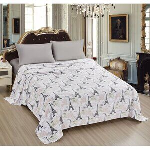 Noble House Super Soft and Ultra Comfy Luxe Printed Blanket - Bridgette NEW